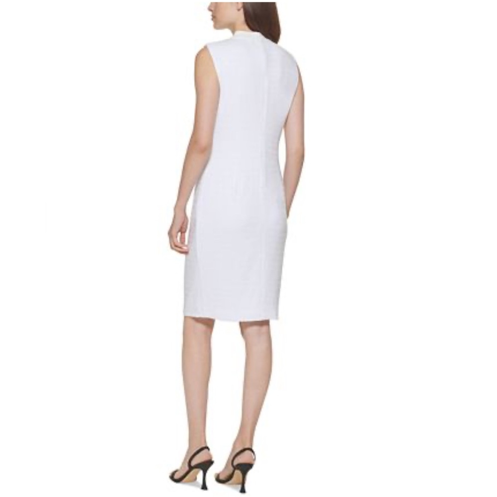 NWT Calvin Klein Women’s White Sequin Cocktail Dress Size 8 - Picture 3 of 8